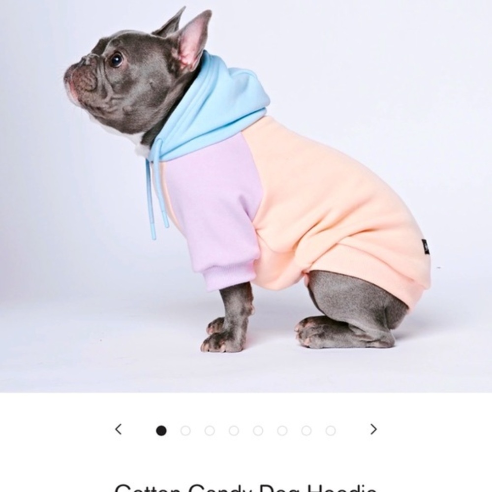 Spark paws, dog hoodie, medium new tye dye